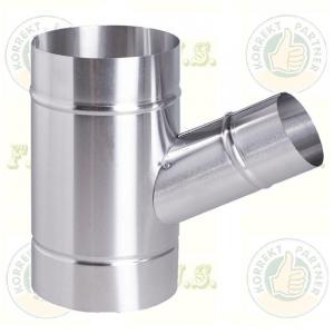 alumínium ág-idom Ø110/ 76 mm Szinterezett fehér