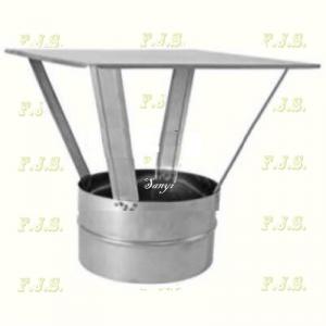 alumínium esővédő sapka (meidinger) Ø150 mm natúr (kémény, béléscső, füstcső)