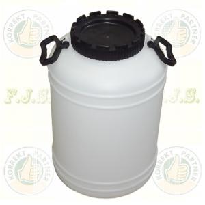ballon műanyag 50 l /200 bőszájú kétfüles NATÚR 50 liter