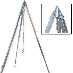 Bográcsállvány, Bogrács állvány  / horganyzott /1÷1,8 m, állítható