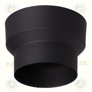 bővítő Ø105-120 mm Fekete acél Füstcső
