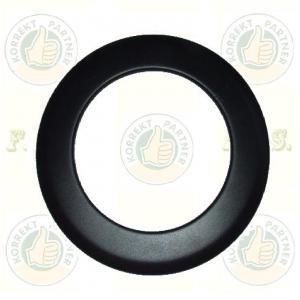 Csőrózsa Ø160mm vastag falú 1mm fekete Füstcső