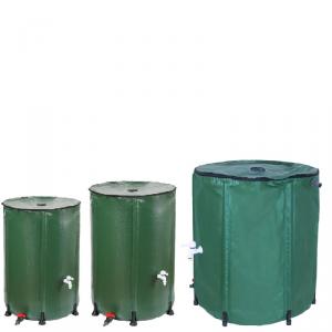 Esővízgyűjtő összecsukható PVC 200L 2csappal