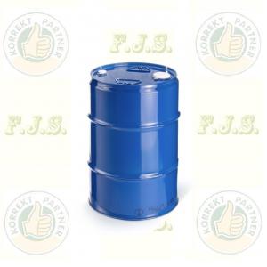 Fém hordó 60l festett G2" és G3/4" dugó a fedélen