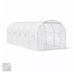 Fóliasátor erősített vázzal átlátszó fóliával 200x300x450 cm 13,5 m2