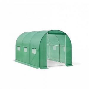 Fóliasátor erősített vázzal zöld fóliával 200x200x300 cm 6 m2