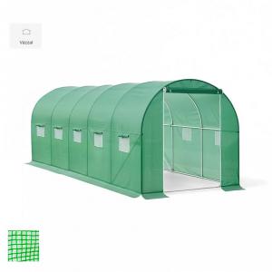 Fóliasátor erősített vázzal zöld fóliával 200x300x450 cm 13,5 m2