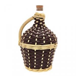 Fonott Demizson 2l sötétbarna műanyag bevonattal