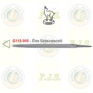 Fűrészreszelő háromélű 125 x 11,8 mm, GEMSE