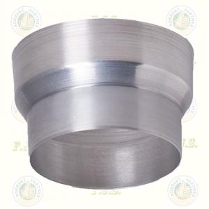 Füstcső bővítő Ø130-150 mm Natúr acél