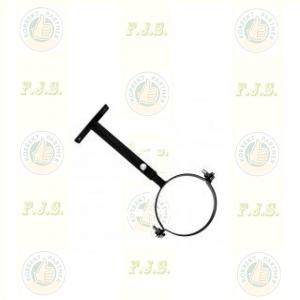 füstcső Fekete csőbilincs Ø150 mm, állítható