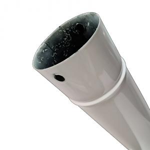 Füstcső Ø118/400 Fehér zománcozott Stebo