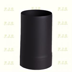 füstcső Ø120/300 Vastag falú 1 mm fekete acél