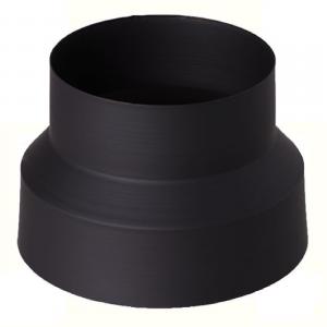 füstcső szűkítő Ø120-110 mm fekete acél egyedi
