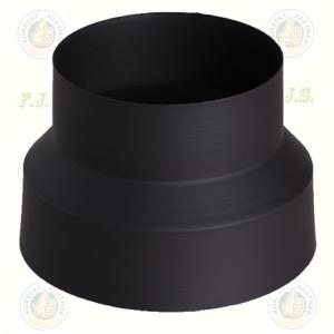 Füstcső szűkítő Ø150-130 mm Fekete acél