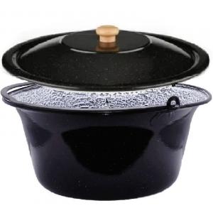 Gulyásbogrács készlet 14l  zománcozott bogrács + fedő