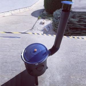 Gulyásbogrács készlet 22l. zománcozott /üstház + cső + bogrács + fedő/ (8 részes)