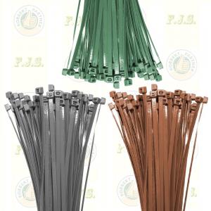 Gyorskötöző 14cm barna 50db/csomag