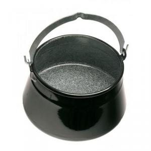 halfőző bogrács 10 literes zománcos bajai