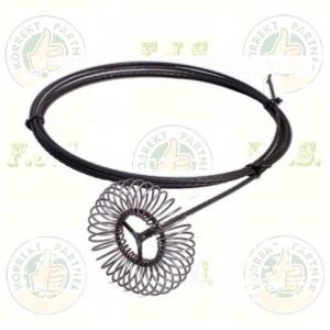 Kéménykefe acél rugós  Ø110-140 mm 5m