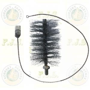 Kéménykefe  Ø150mm 3m M12 cserélhető fejjel Füstcső kefe