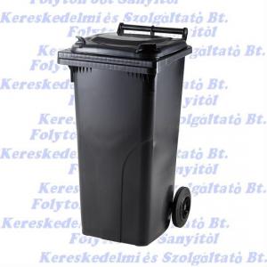 Kuka 120 literes fekete kültéri Kerekes háztartási szemetes CE 120 l