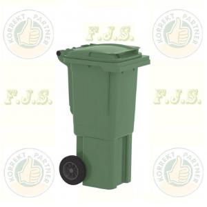 Kuka 60l zöld kültéri kerekes háztartási szemetes CE
