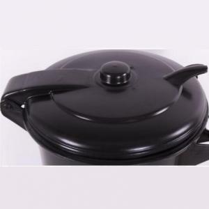 Kukafedél 110l kerek fekete háztartási szemetes CE