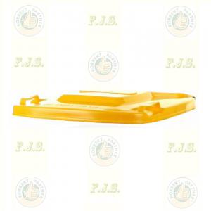 Kukafedél 240l sárga háztartási szemetes CE