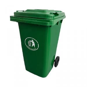 Leziter Kuka 120l zöld kültéri Kerekes háztartási szemetes CE