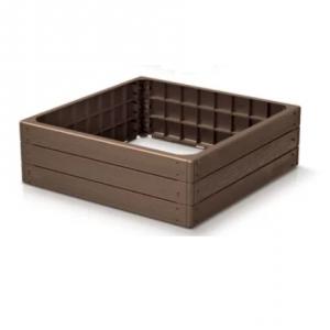 Magaságyás műanyag Base Woody 121L barna