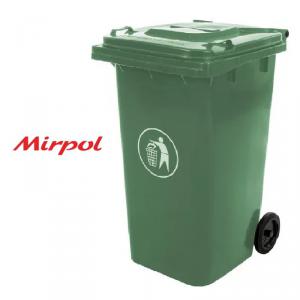 Mirpol Kuka 120l zöld kültéri Kerekes háztartási szemetes CE