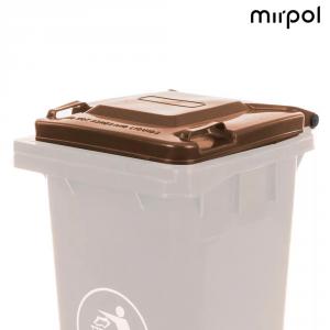 Mirpol Kukafedél 120l barna háztartási szemetes CE