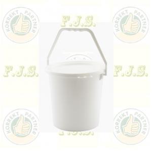 Savanyúságos vödör 5 l. tetővel, fehér 5liter