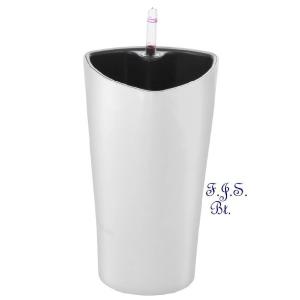 Trio önöntöző kaspó 26 cm, fehér