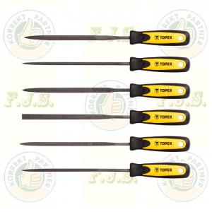 Tűreszelő készlet 6 db 3 X 140 mm