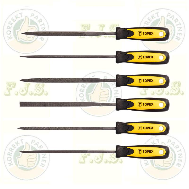 Tűreszelő készlet 6 db 3 X 140 mm