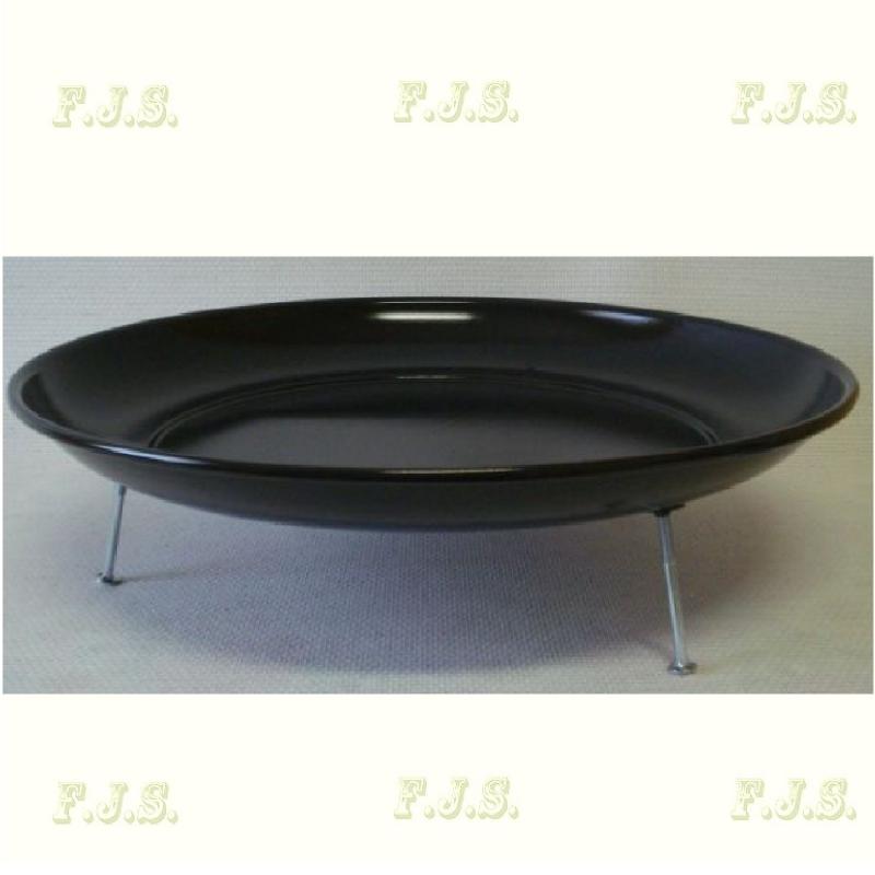 Tűztér hordozható tűzrakó hely Ø58cm. Zománcos, zománcozott