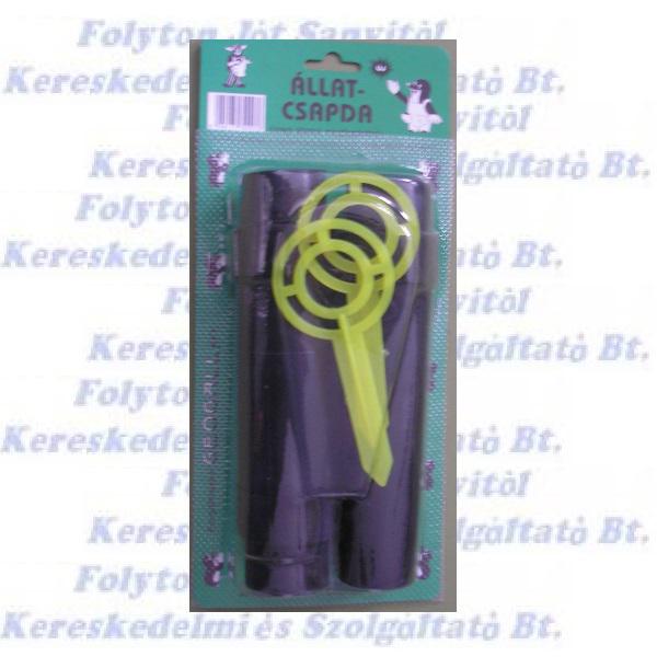 Vakondcsapda Vakondfogó készülék 2 db élvefogó alagútcsapda Állatcsapda