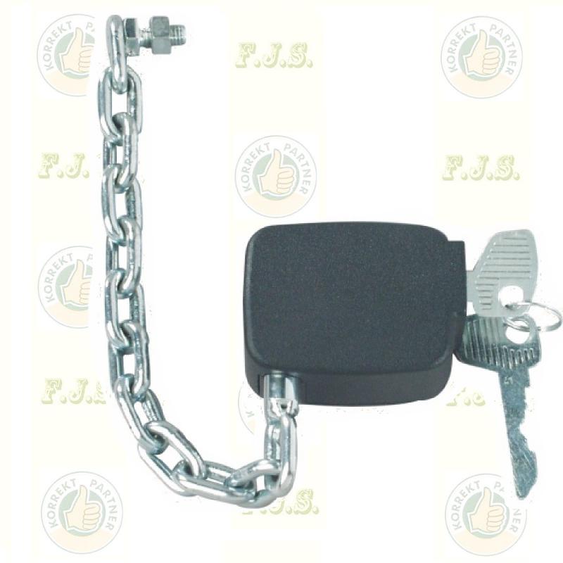 zár lánccal szemetes hulladéktárolókra