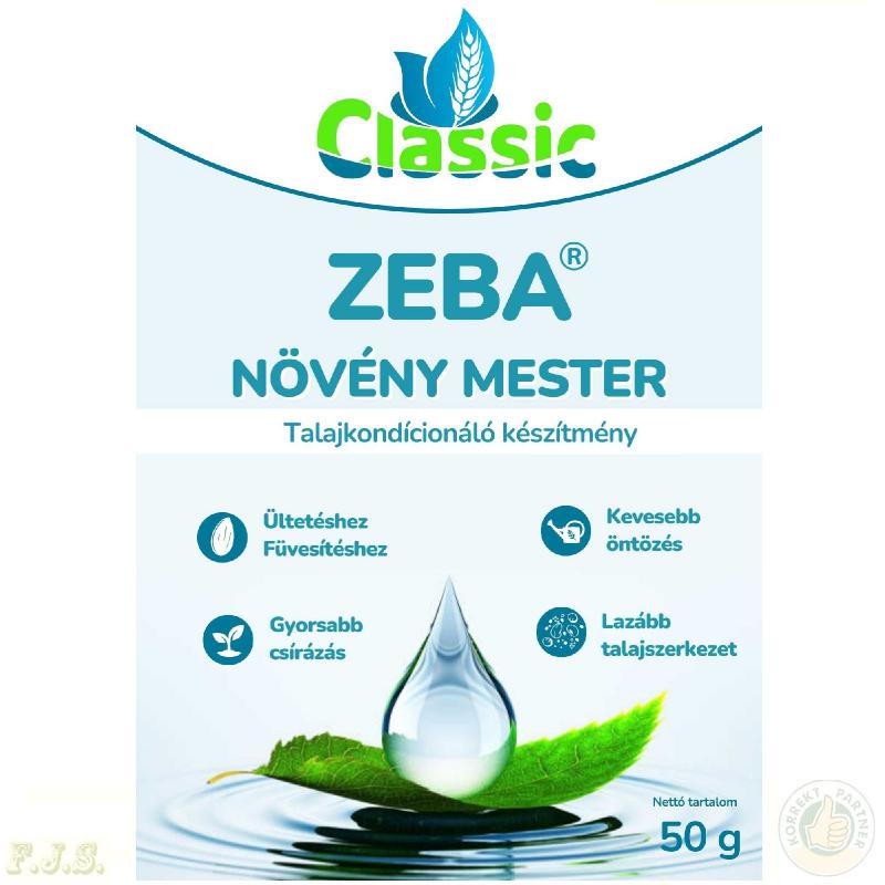 Zeba Növénymester vízraktározó hidrogél 50g