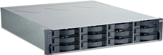 IBM DS3400 storage 4Gb FC csatolással, 8 storage partícióval