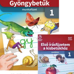OH-MIR01TB1 Gyöngybetűk munkafüzet 1. - Írásmunkafüzet az 1. évfolyam számára (Melléklet: Első írásfüzetem a kisbetűkhöz)