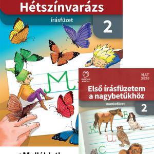 OH-MIR02MB2 Hétszínvarázs írásfüzet 2. évfolyam (Melléklet: Első írásfüzetem a nagybetűkhöz)
