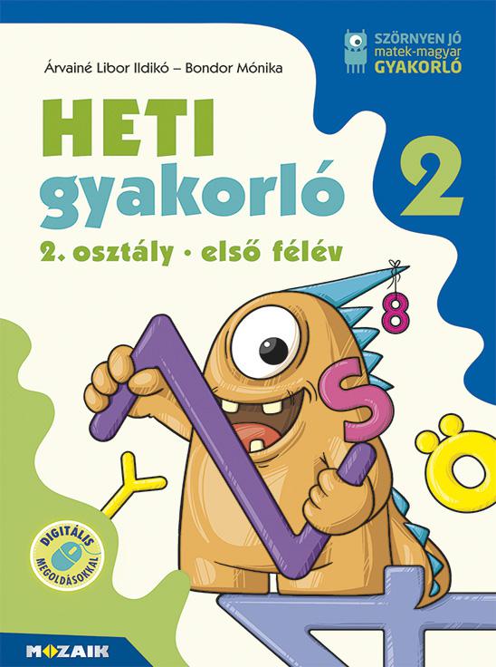 MS-1133 Heti gyakorló 2. osztály I. félév