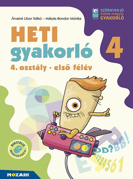 MS-1137 Heti gyakorló 4. osztály I. félév