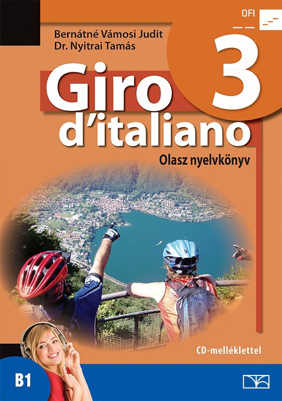 NT-56553/NAT Giro d Italiano 3. olasz nyelvkönyv tankönyv + CD