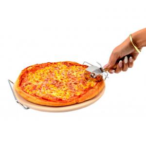 Pizzasütő lap 33 cm állvánnyal