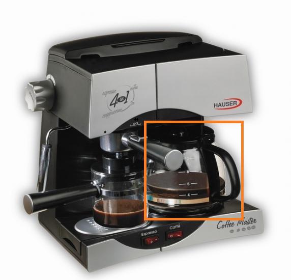 Hauser CE-930 hosszú kávé (tea) kiöntő