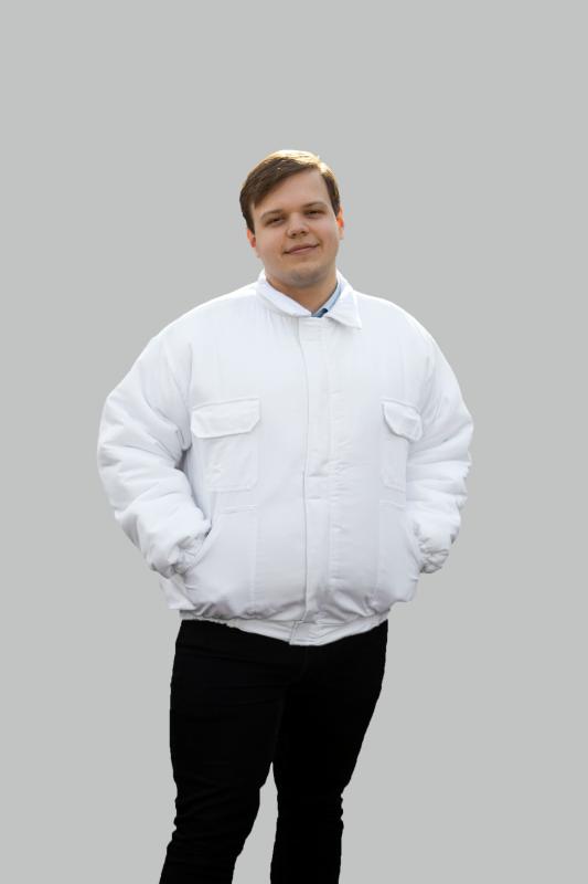Fehér Élelmiszeripari kabát